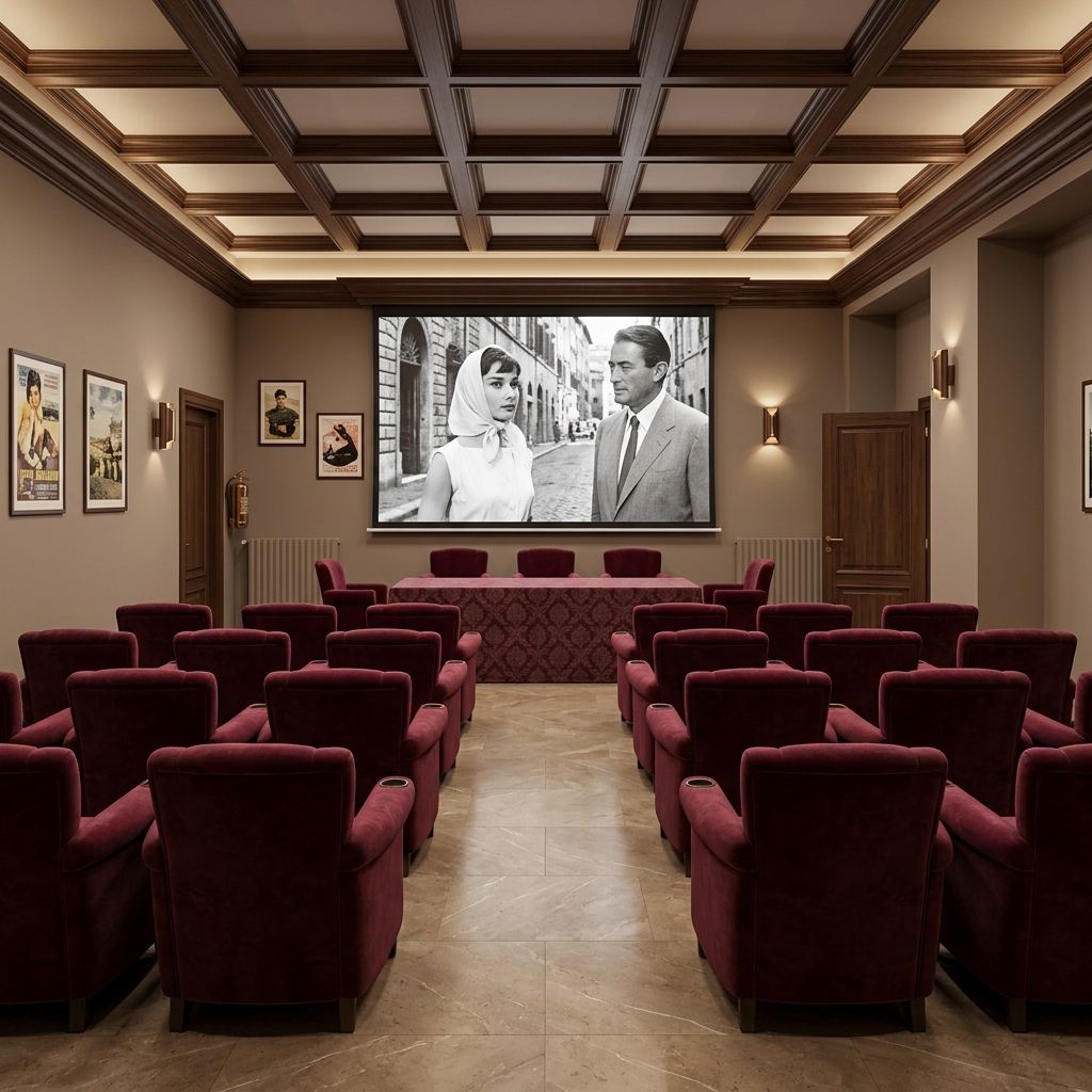 Sala cinema e eventi — attività Tuscia Living Club